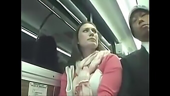 Handsy Girl On The Train Gets A Feel For Big Tits